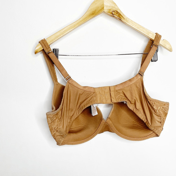 FENTY X SAVAGE Underwire lace accent bra tan womens 38DD - Picture 5 of 6